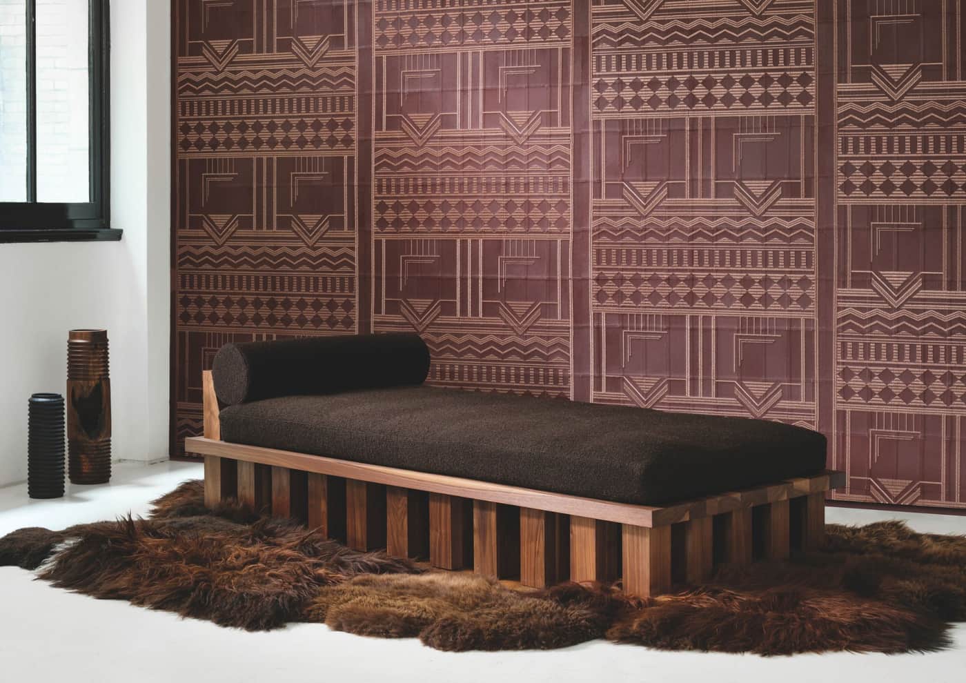 Arte redefines goatskin as a wall material with Corium