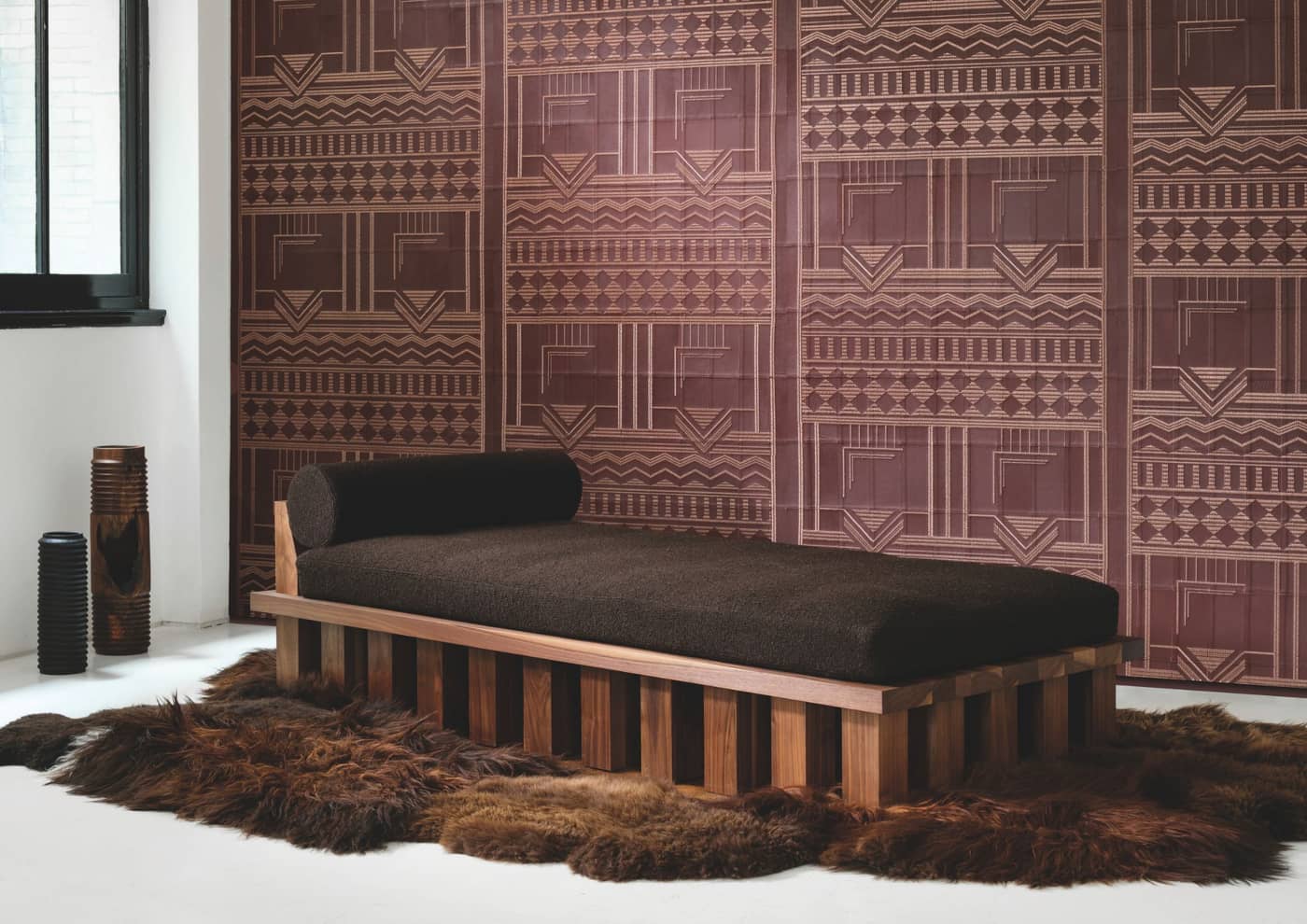 Arte redefines goatskin as a wall material with Corium
