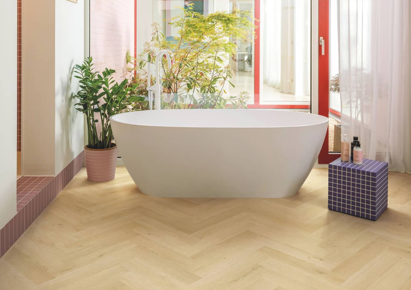 Quick-Step launches Impressive Designs, a water-resistant herringbone laminate