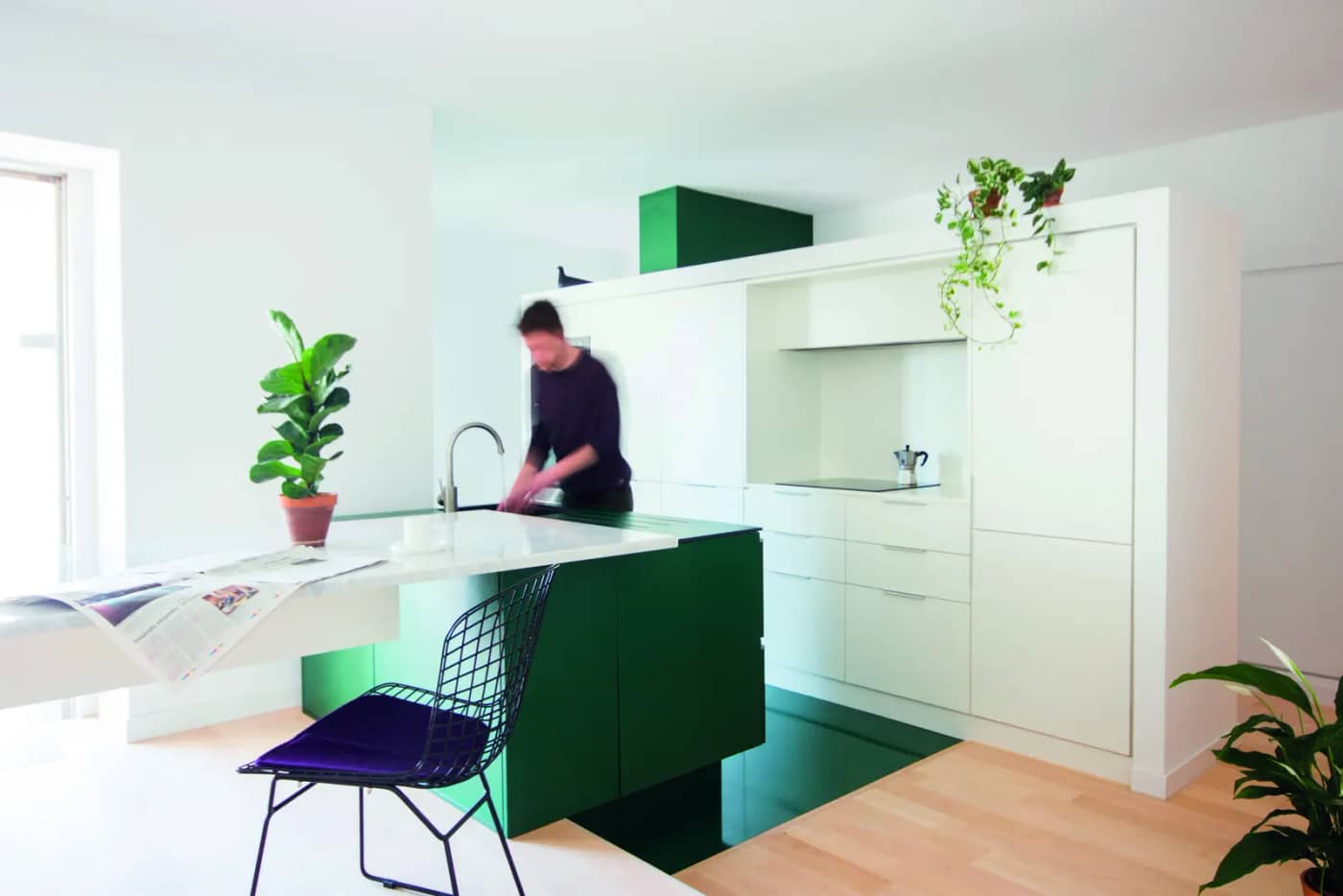 In Strasbourg, a kitchen renovated around Polyrey products