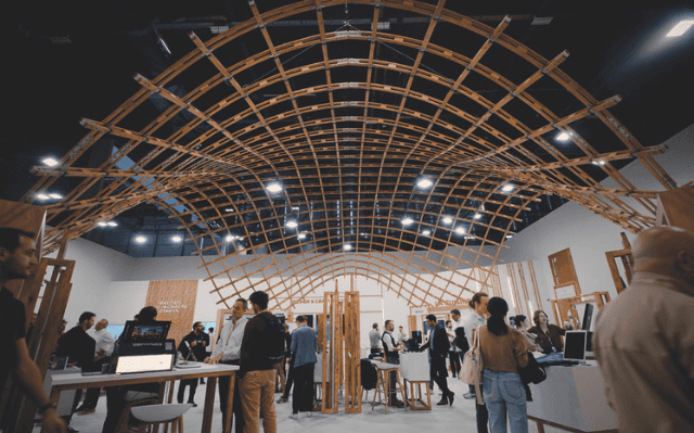 Fugu Structures mise sur les voûtes Ekilaya