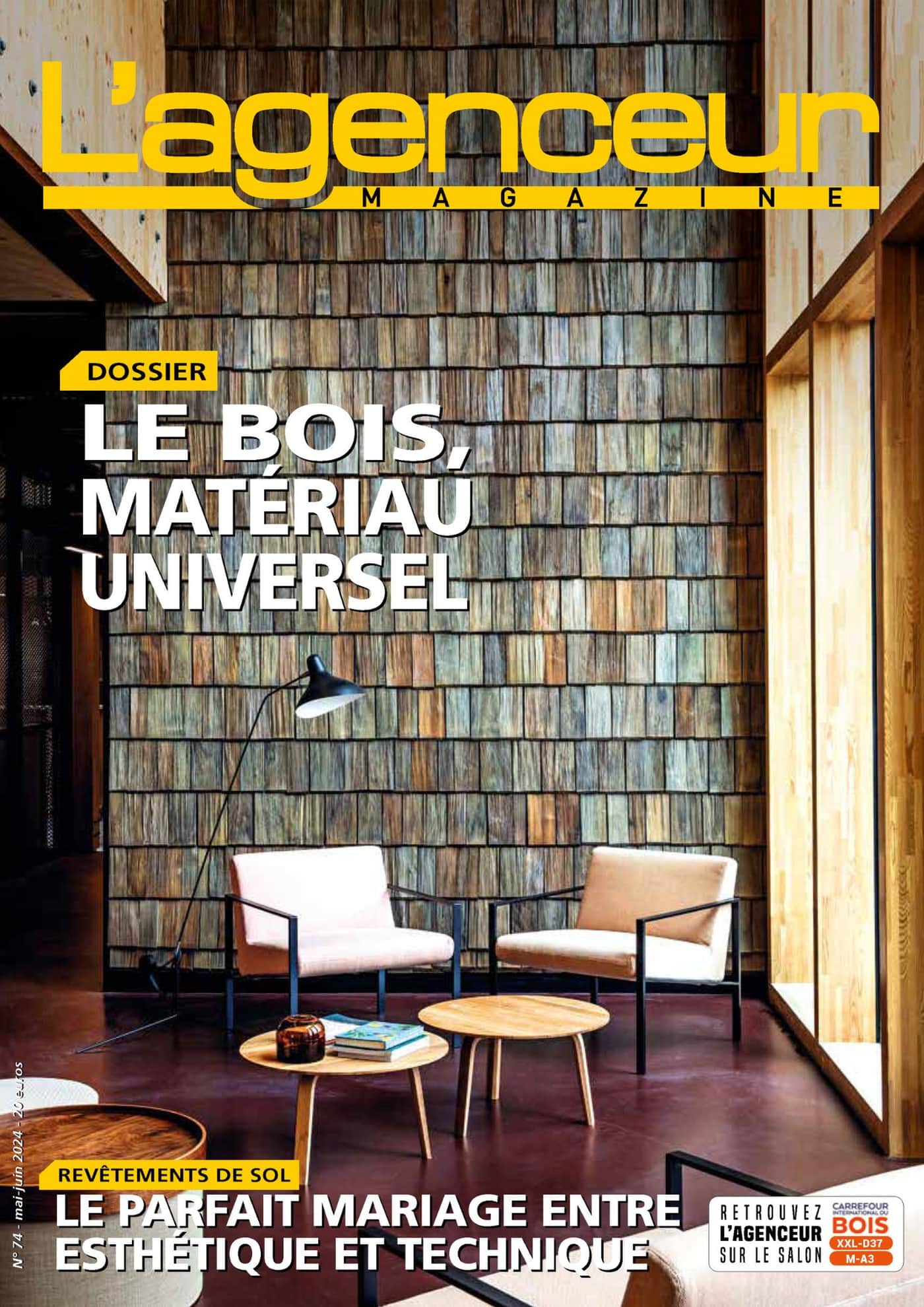 Couverture de L'agenceur n°74
