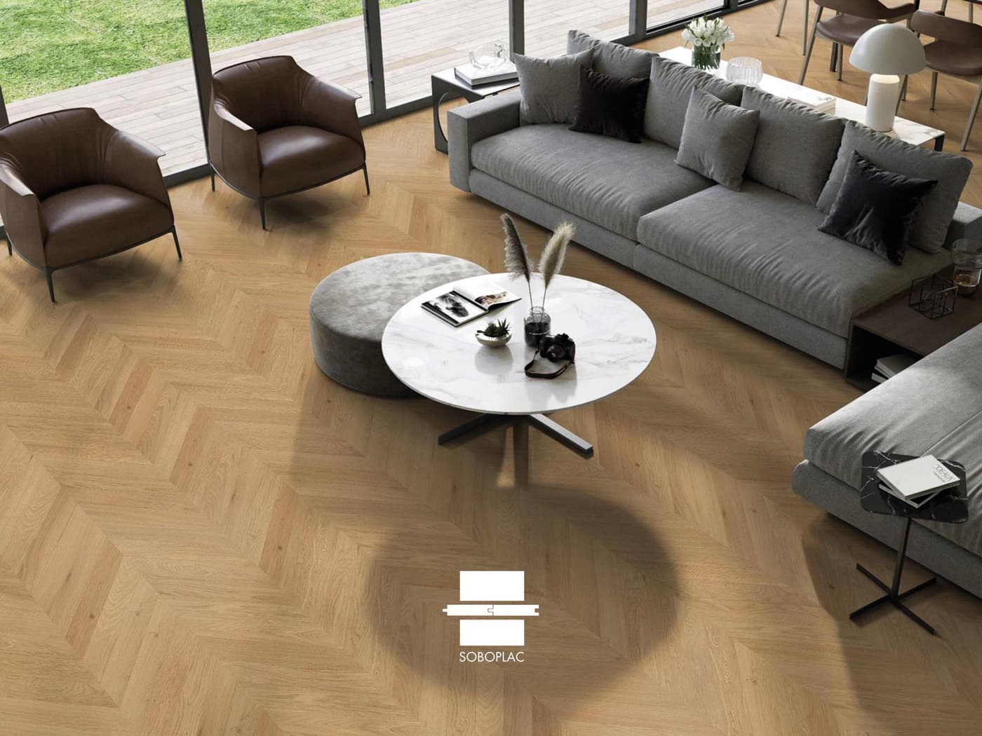 Soboplac et Access Geometrik revisitent le parquet haussmannien