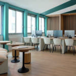 Rénovation et aménagement de bureaux en coworking à Lyon par Tiffany Fayolle, architecte d’intérieur et décoratrice – TGF – open spa